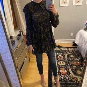 Free people long blouse tunic